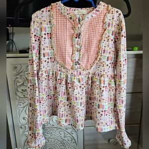 MATILDA JANE Sz. 8 LONG SLEEVE TOP